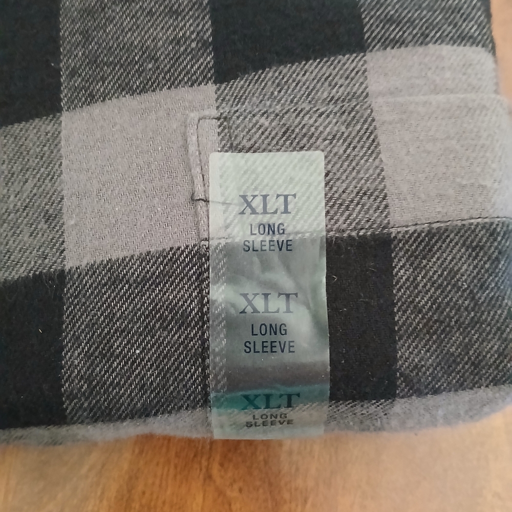 Mens Tall Flannel Shirt - Picture 6 of 7